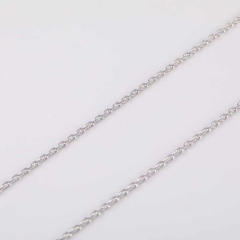 Van Cleef & Arpels Frivole花朵項鏈迷你滿鑽18K白金/鑽石項鏈白金鑽石/18K項鍊-3