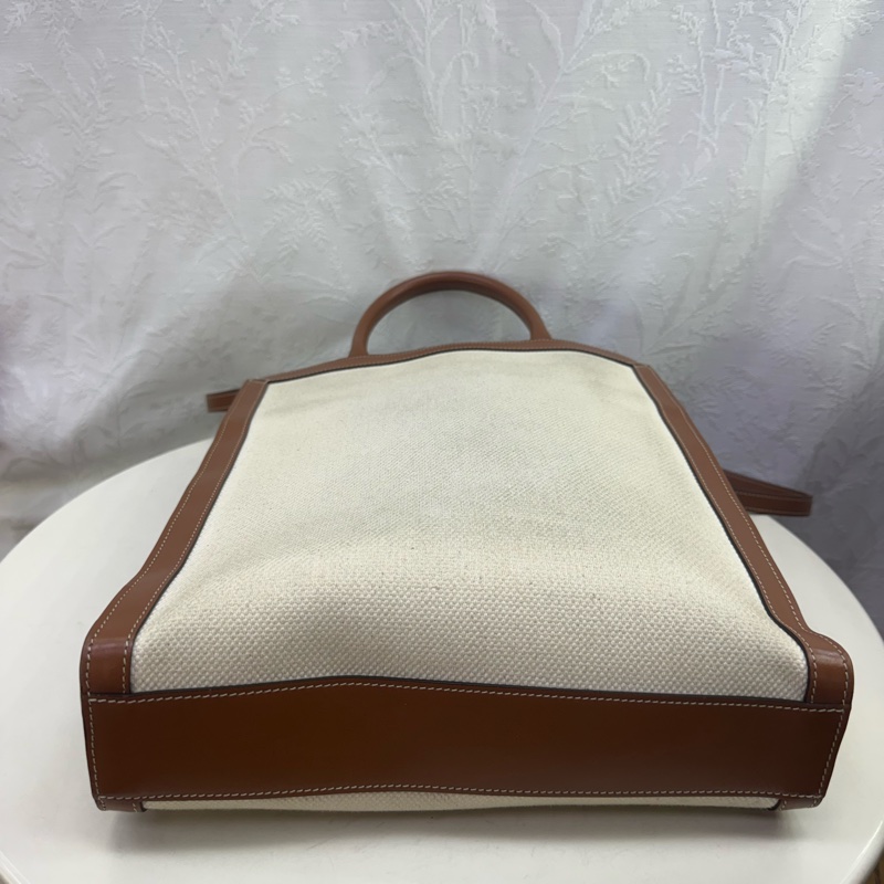Celine 馬車Logo 印花帆布 手提袋/ 斜孭袋-2