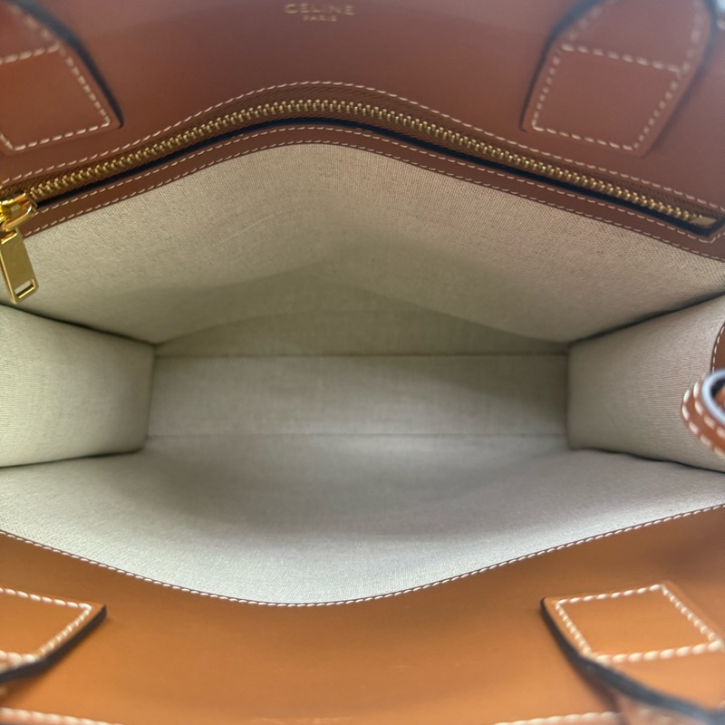 Celine 馬車Logo 印花帆布 手提袋/ 斜孭袋-7