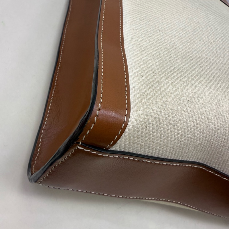 Celine 馬車Logo 印花帆布 手提袋/ 斜孭袋-16