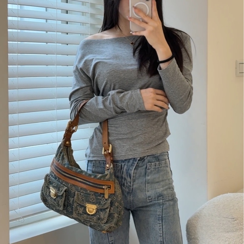 🏷️ Louis Vuitton 丹寧帆布包-0