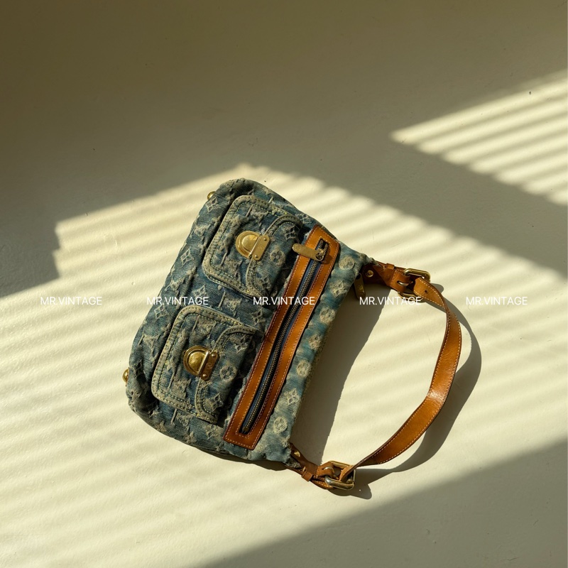 🏷️ Louis Vuitton 丹寧帆布包-2