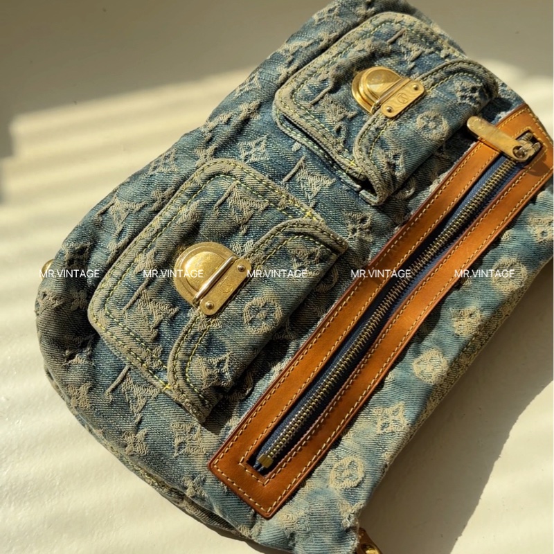 🏷️ Louis Vuitton 丹寧帆布包-3