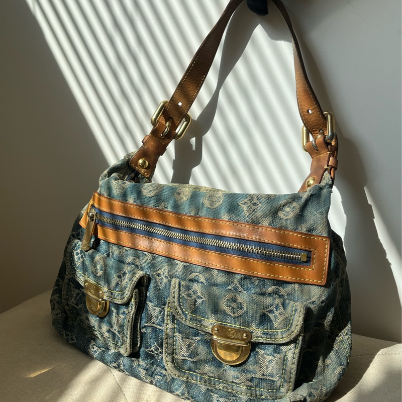 🏷️ Louis Vuitton 丹寧帆布包-4