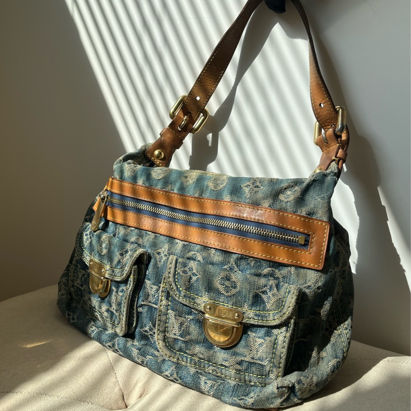 🏷️ Louis Vuitton 丹寧帆布包-5