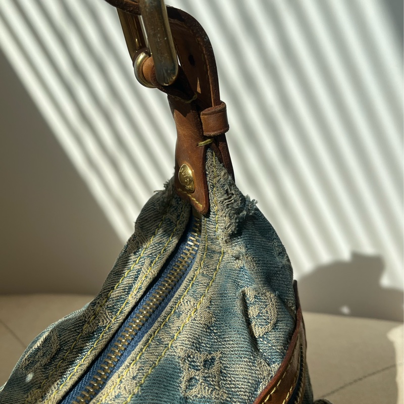 🏷️ Louis Vuitton 丹寧帆布包-14