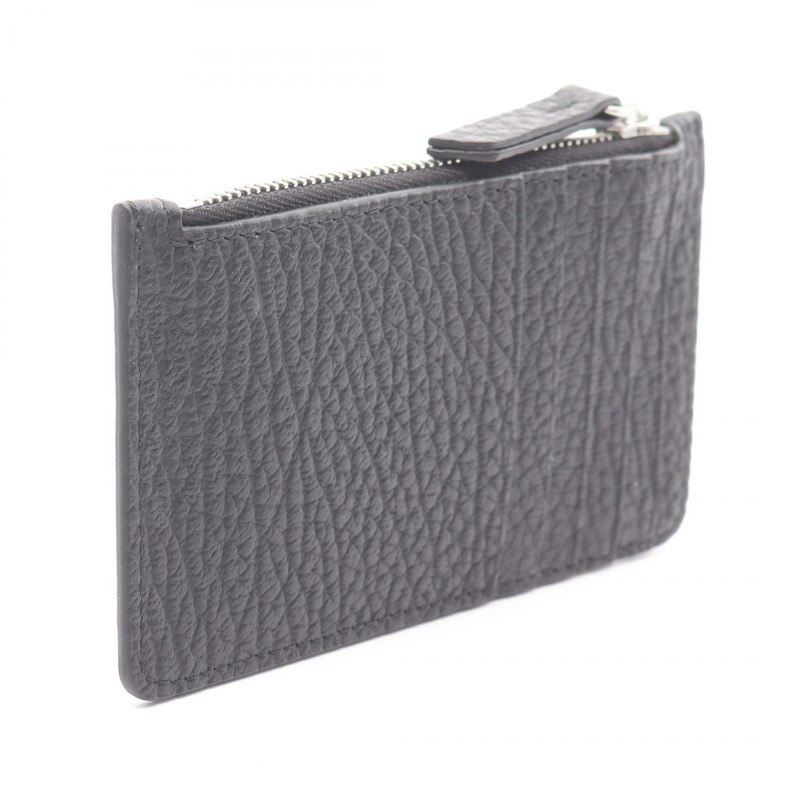 Maison Margiela 零錢包 S56UI0143P4455T8013 皮革 黑色 全新 男女通用-1
