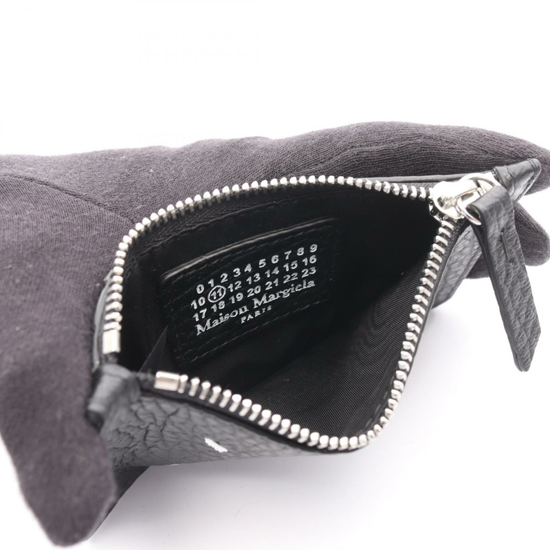 Maison Margiela 零錢包 S56UI0143P4455T8013 皮革 黑色 全新 男女通用-2