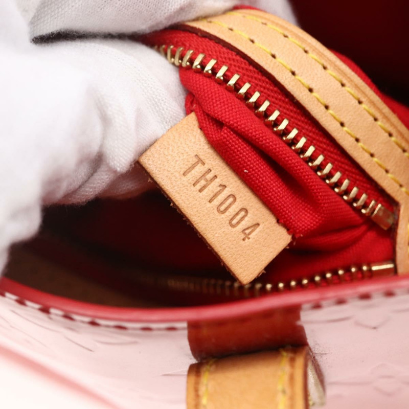 【日本直送】路易威登 Monogram Vernis Reade PM 手提包 紅色 M91088 LV 正品 BA7437-11