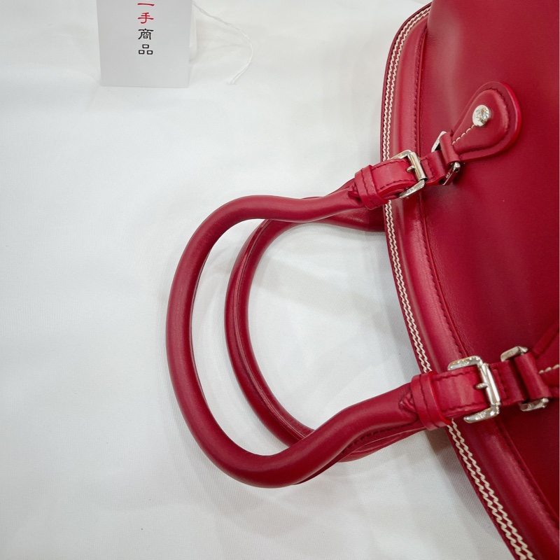 莉亞精品♡Dior 紅皮革手提包 二手-15