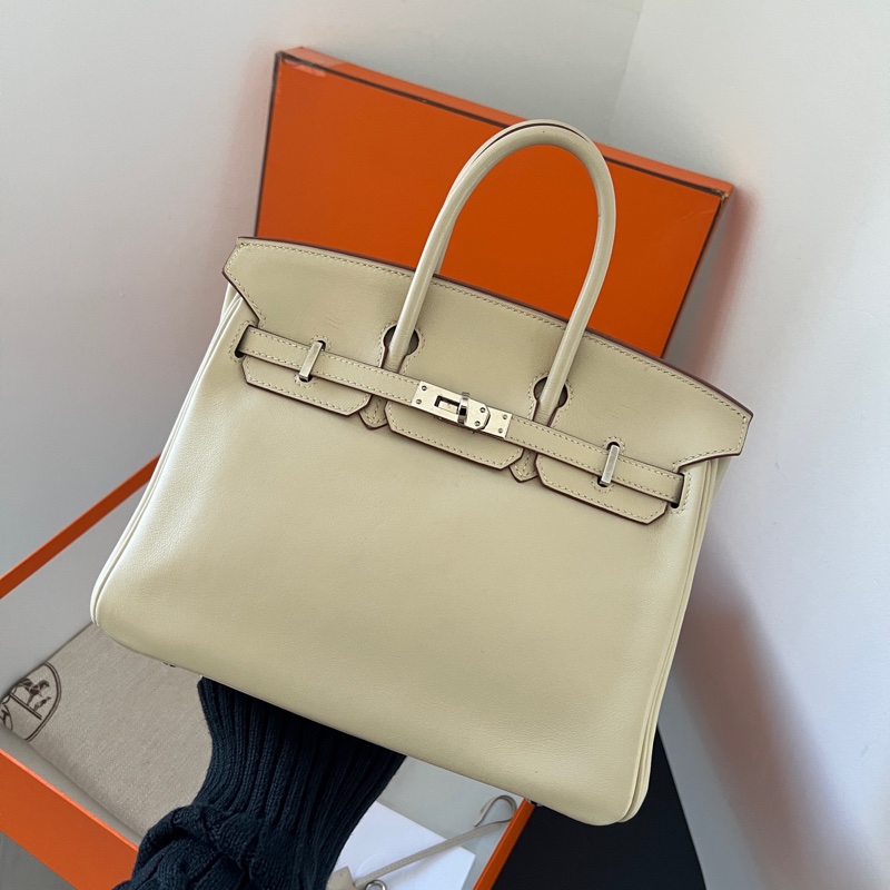 愛馬仕 birkin25 羊毛白 配件齊全🔥-1