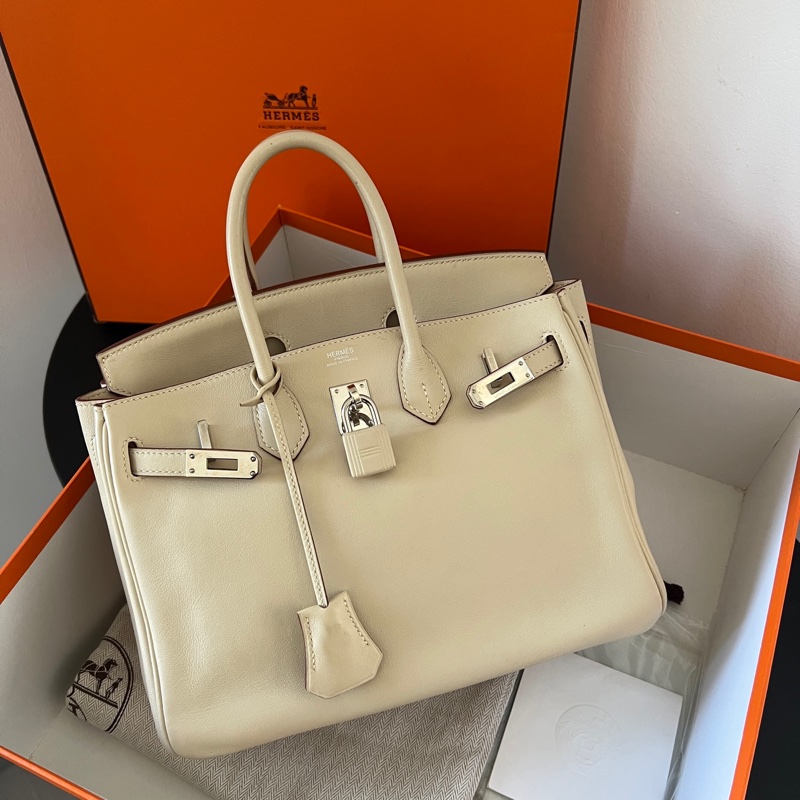 愛馬仕 birkin25 羊毛白 配件齊全🔥-2