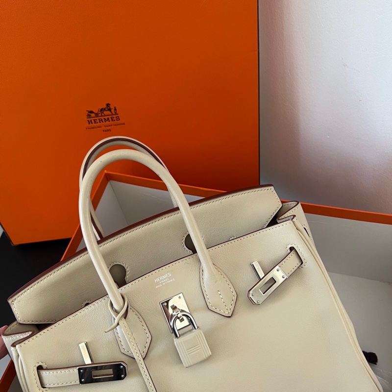 愛馬仕 birkin25 羊毛白 配件齊全🔥-3