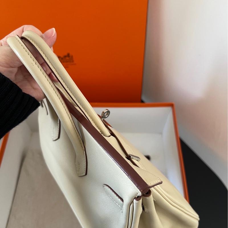愛馬仕 birkin25 羊毛白 配件齊全🔥-17
