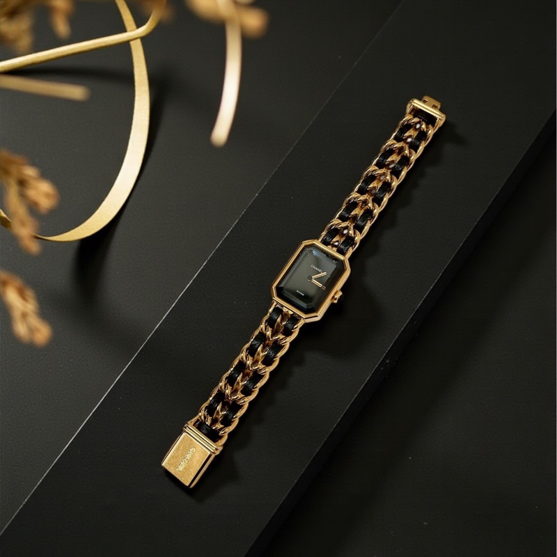 莉亞精品♡Chanel 方糖 首映錶 #s 二手-0
