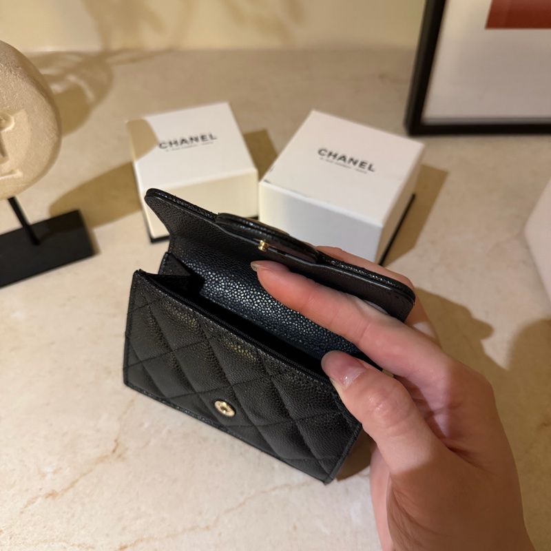 香奈兒三折迷你短夾-4