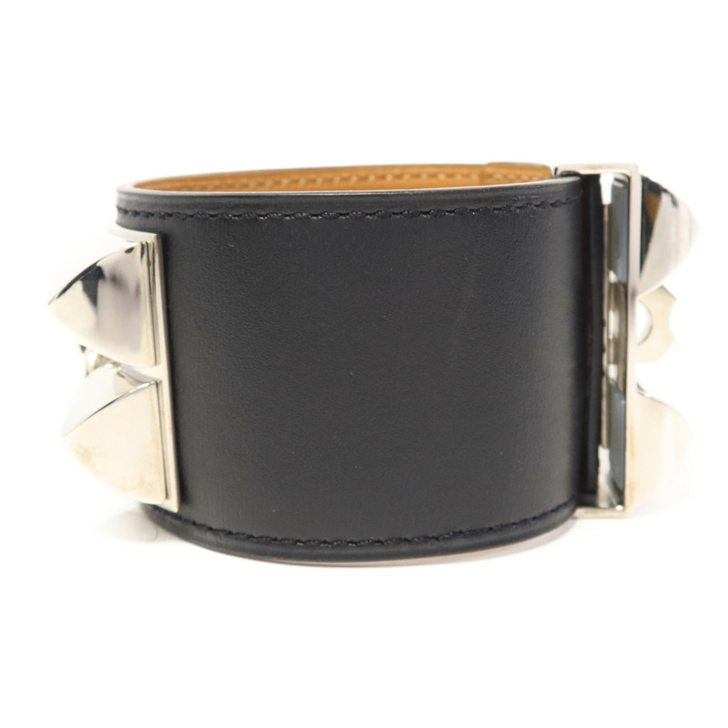 HERMES Swift皮革Collier De Chien手鐲Hermes#S-2