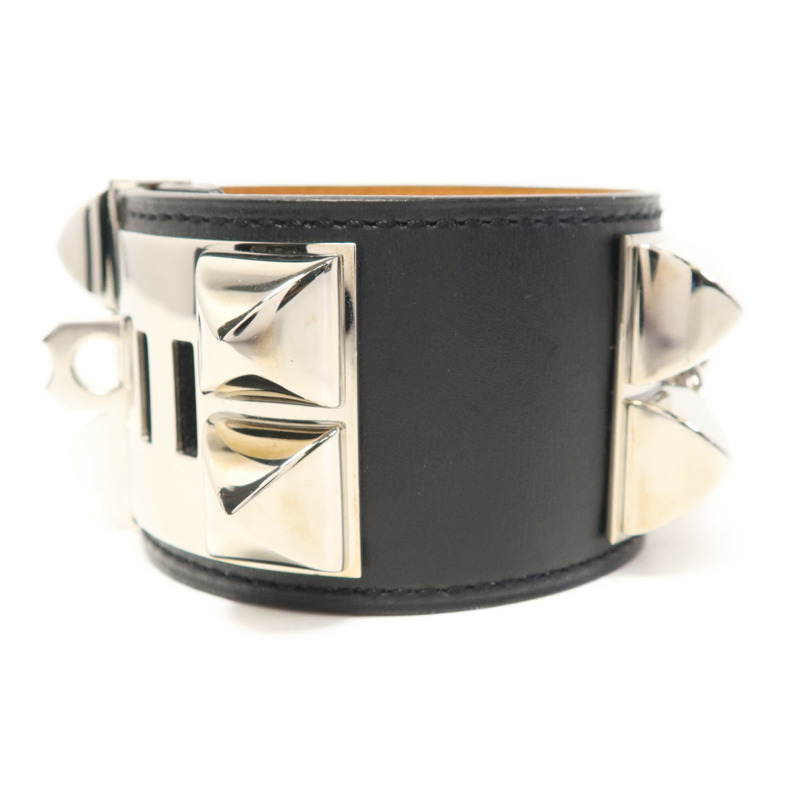 HERMES Swift皮革Collier De Chien手鐲Hermes#S-3