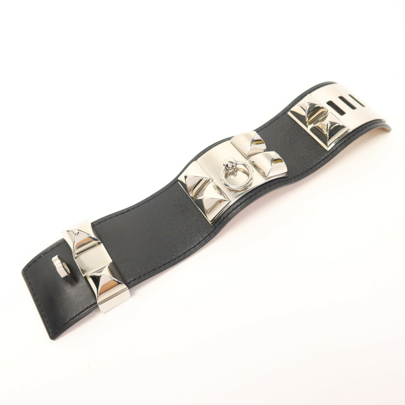 HERMES Swift皮革Collier De Chien手鐲Hermes#S-5
