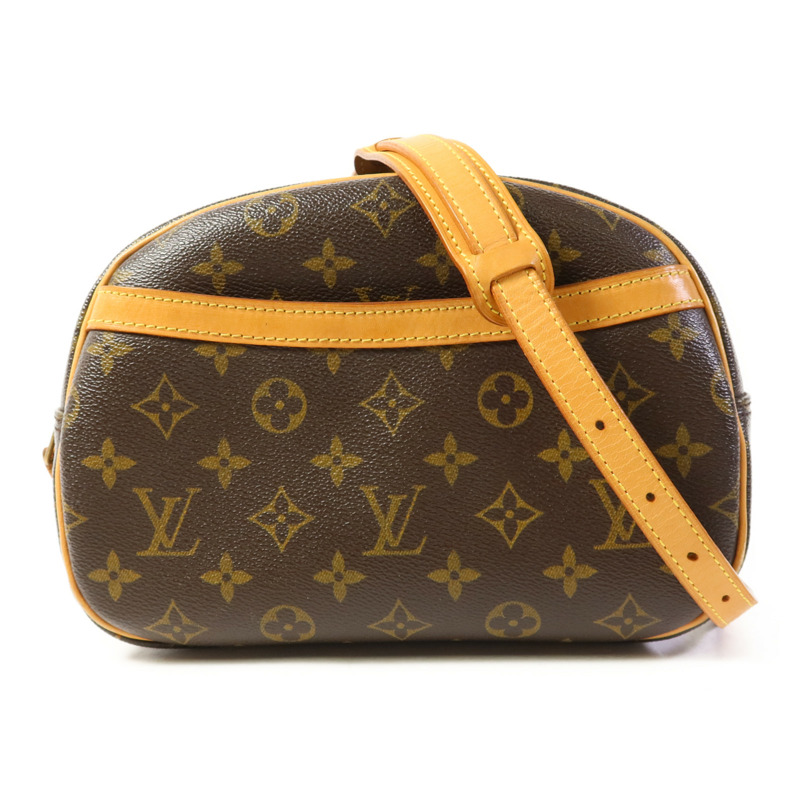LOUIS VUITTON Monogram Blois金扣肩背袋棕色-0