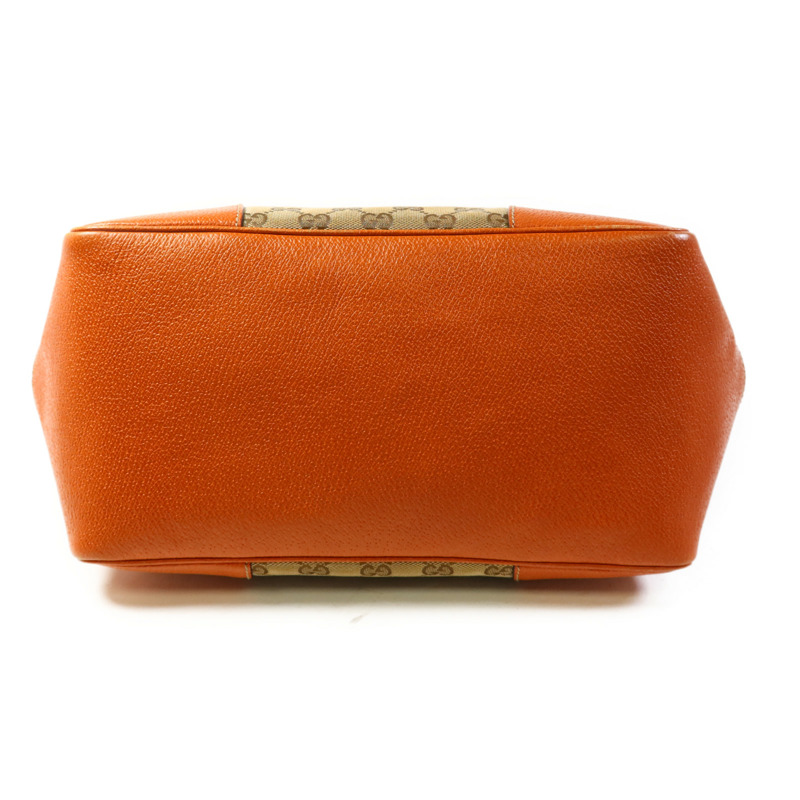 GUCCI 帆布Bree Tote Bag金扣手挽袋-3