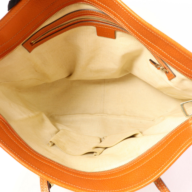 GUCCI 帆布Bree Tote Bag金扣手挽袋-5