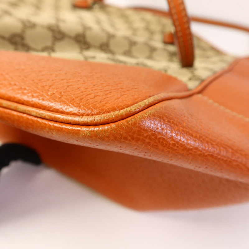 GUCCI 帆布Bree Tote Bag金扣手挽袋-11