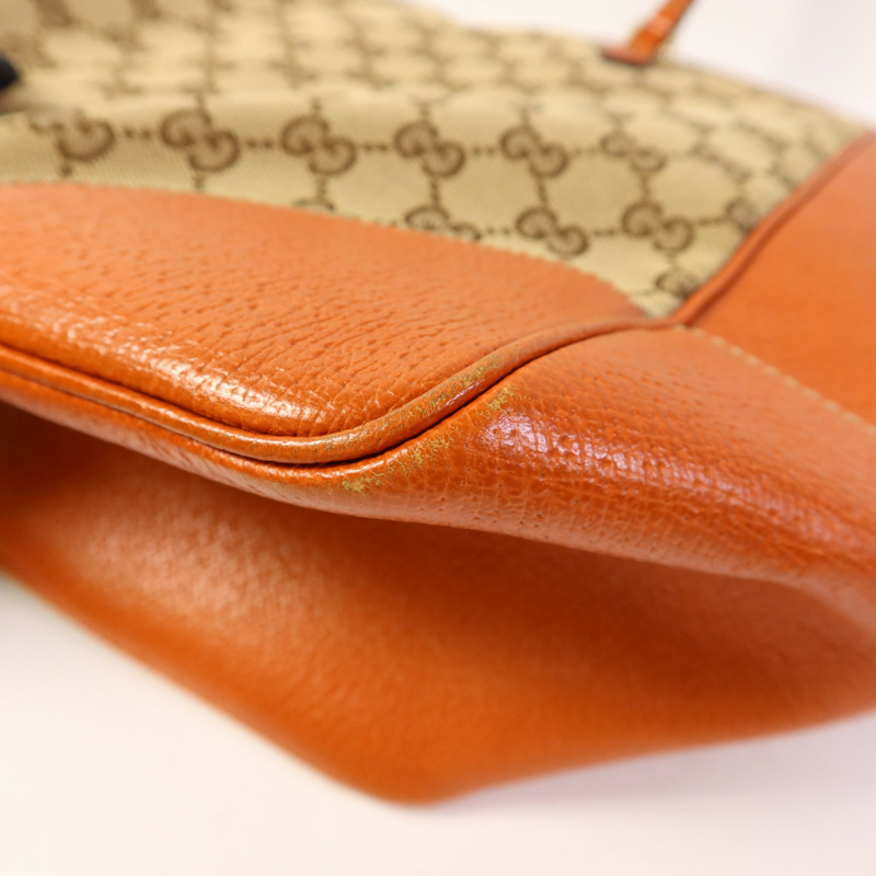 GUCCI 帆布Bree Tote Bag金扣手挽袋-13