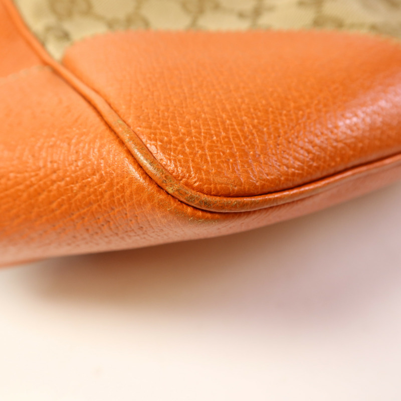 GUCCI 帆布Bree Tote Bag金扣手挽袋-14