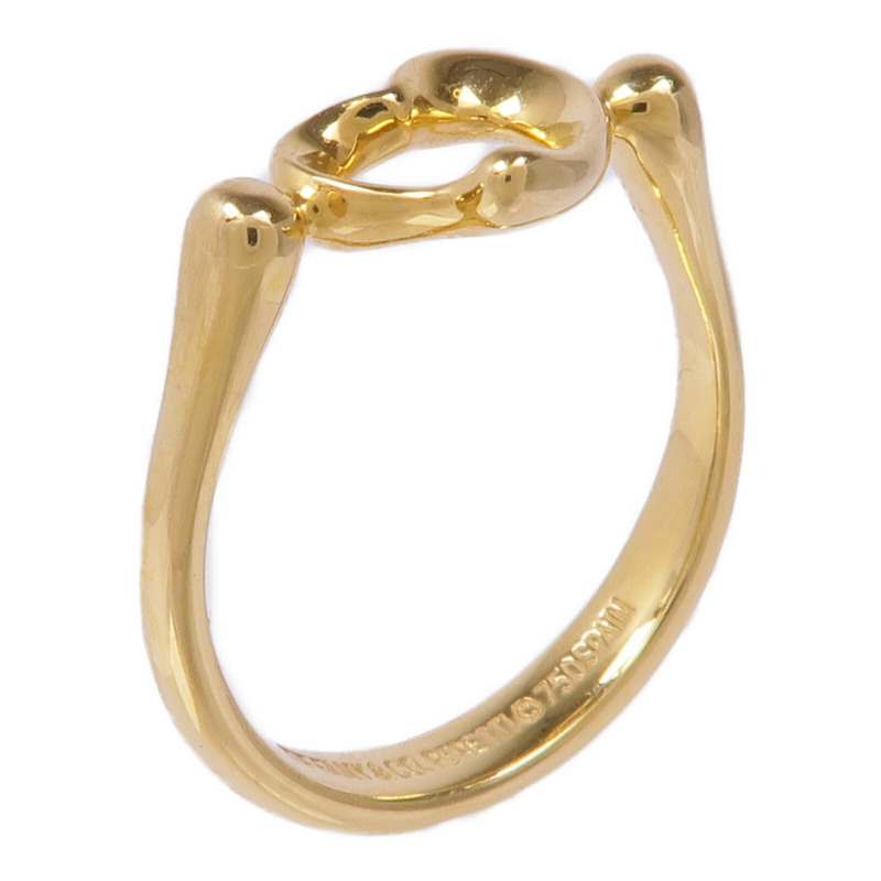 TIFFANY＆CO 18K黃金Heart Ring戒指US#5.5-0