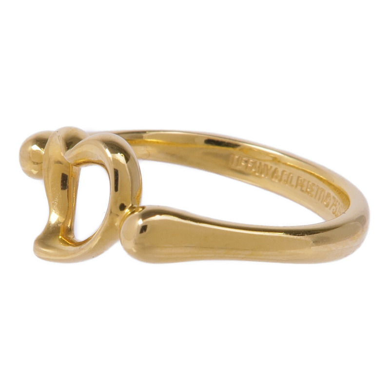 TIFFANY＆CO 18K黃金Heart Ring戒指US#5.5-2