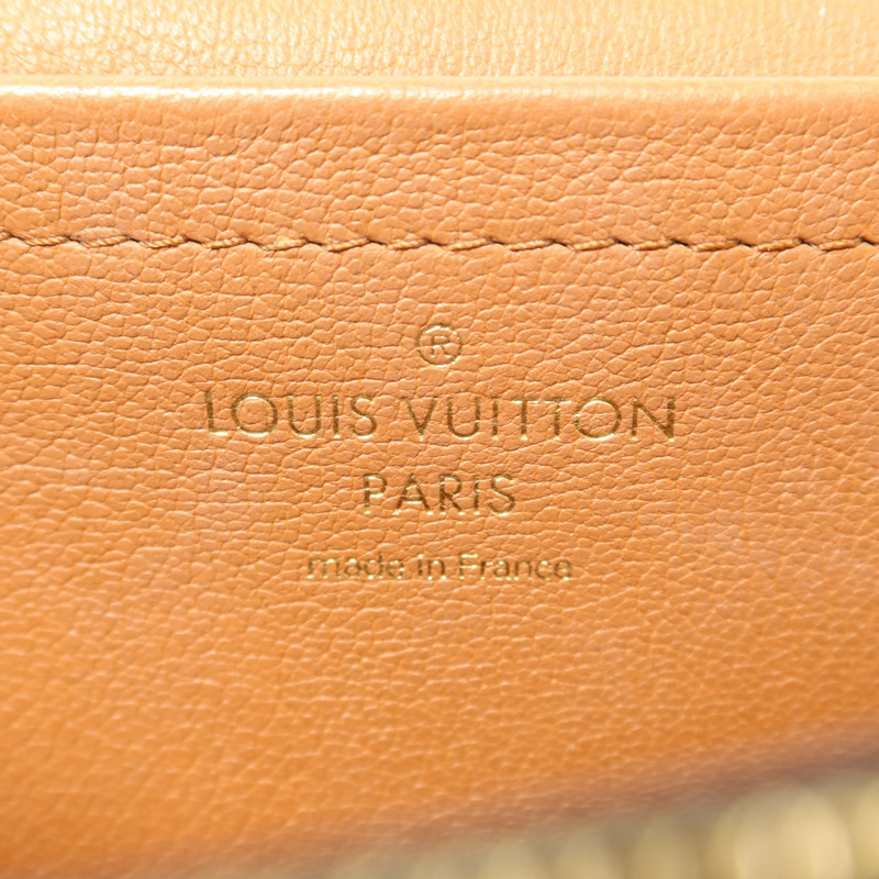LOUIS VUITTON Monogram Marceau金扣鏈帶肩背袋棕色-7