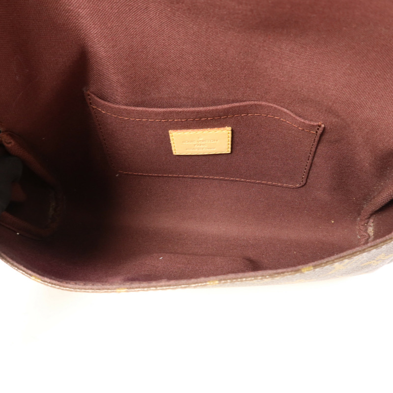 LOUIS VUITTON Monogram Favorite MM金扣手挽肩背兩用袋-5