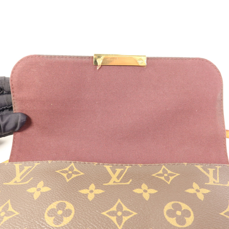 LOUIS VUITTON Monogram Favorite MM金扣手挽肩背兩用袋-6