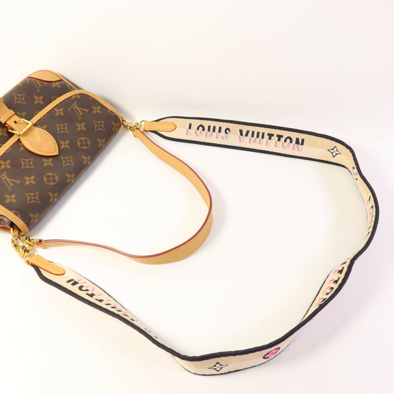 LOUIS VUITTON Monogram Diane金扣手挽肩背兩用袋-4