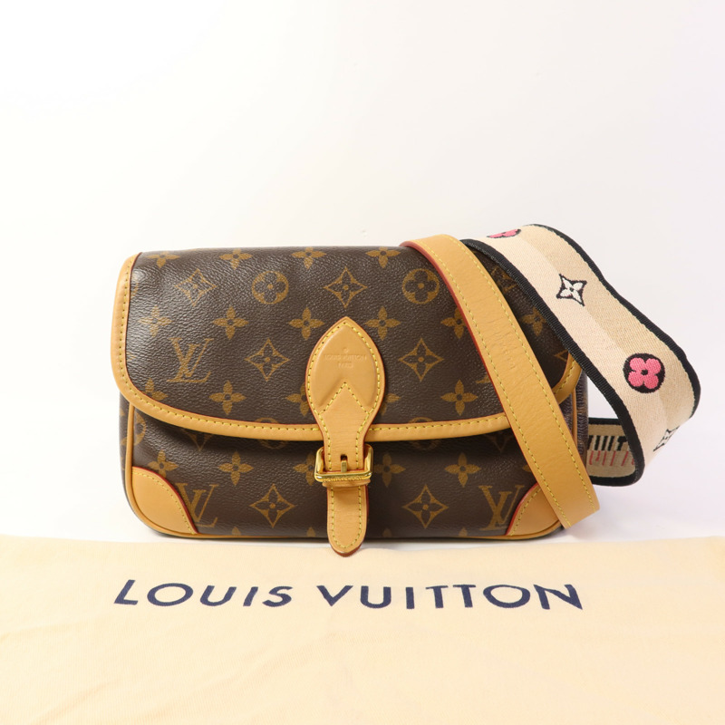 LOUIS VUITTON Monogram Diane金扣手挽肩背兩用袋-22