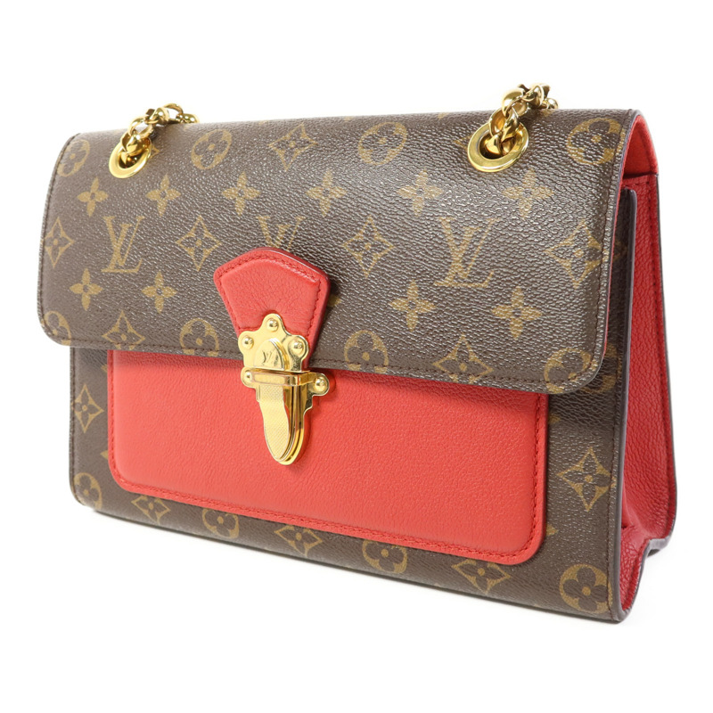 LOUIS VUITTON Monogram Victoire金扣鏈帶肩背袋-2