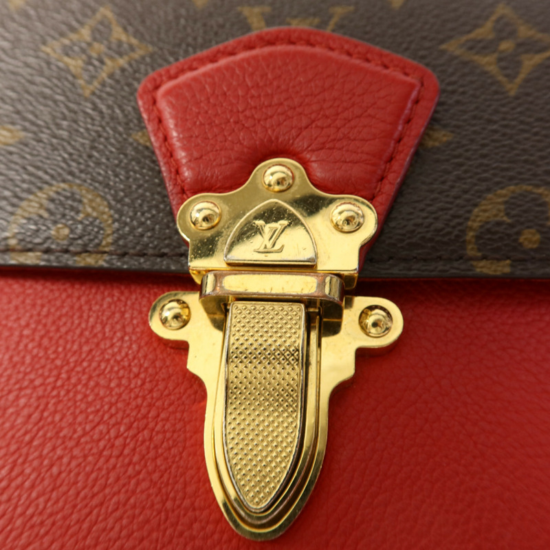 LOUIS VUITTON Monogram Victoire金扣鏈帶肩背袋-10