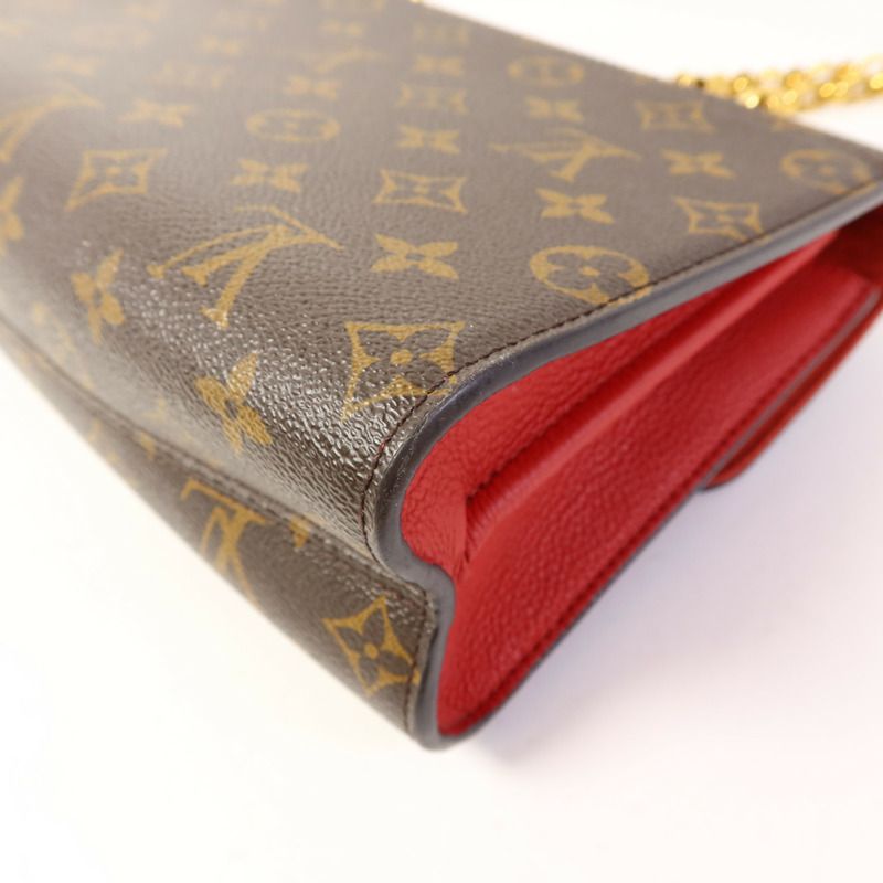 LOUIS VUITTON Monogram Victoire金扣鏈帶肩背袋-14