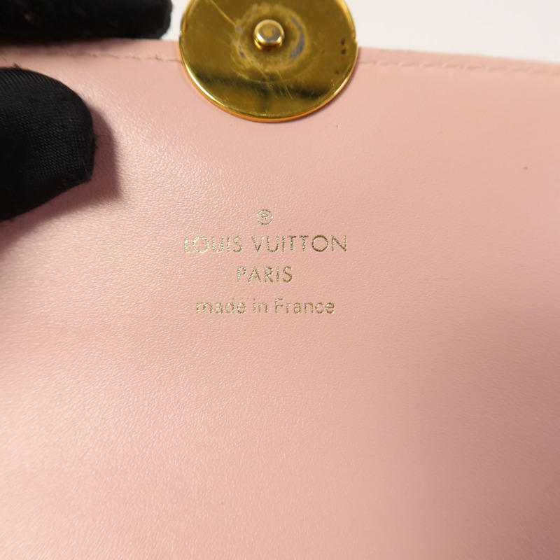 LOUIS VUITTON Monogram Flore Chain Wallet金扣鏈帶肩背袋-8