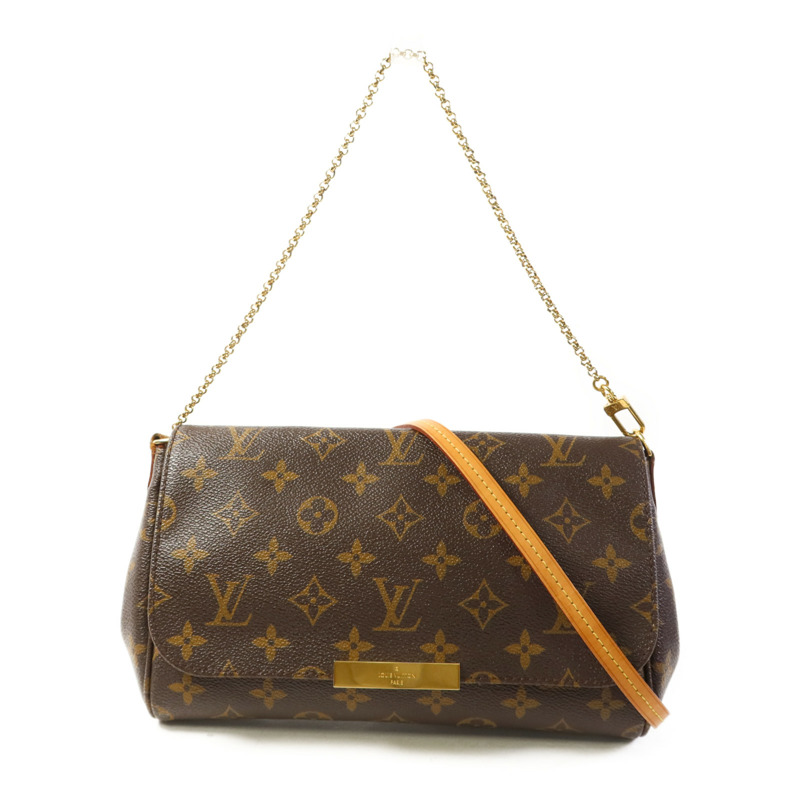 LOUIS VUITTON Monogram Favorite MM金扣手挽肩背兩用袋-0