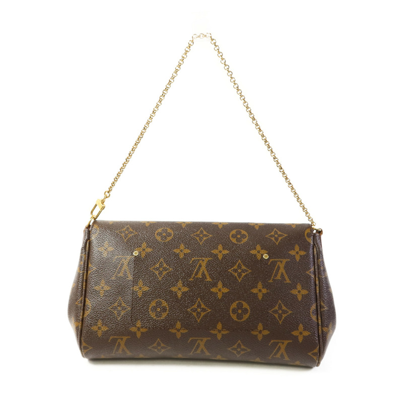 LOUIS VUITTON Monogram Favorite MM金扣手挽肩背兩用袋-1