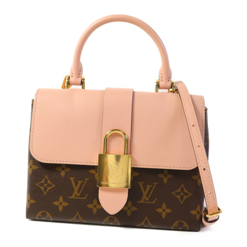 LOUIS VUITTON Monogram Locky BB金扣手挽肩背兩用袋-0
