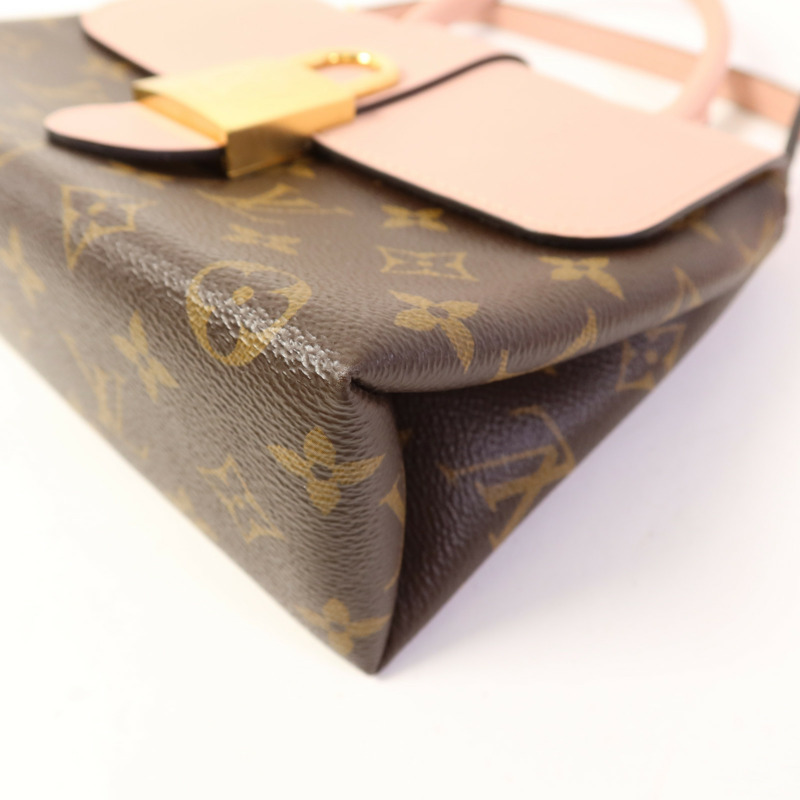 LOUIS VUITTON Monogram Locky BB金扣手挽肩背兩用袋-11