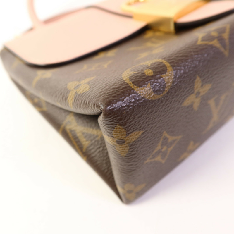 LOUIS VUITTON Monogram Locky BB金扣手挽肩背兩用袋-12