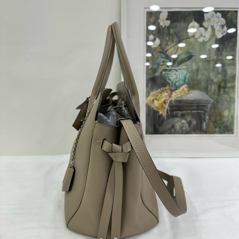 LV/路易威登 大象灰牛皮大號milla手提單背包 晶片-4