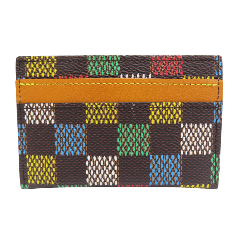 多種顏色 棋盤格 帆布 名片夾 N00189【LOUIS VUITTON LV 路易威登】 N00189-0
