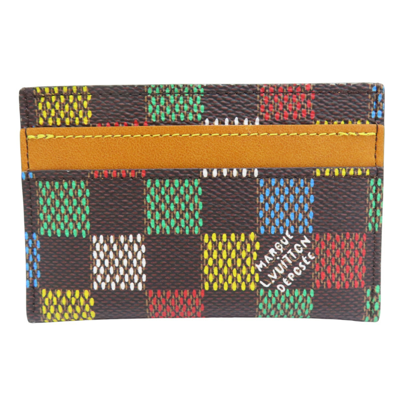 多種顏色 棋盤格 帆布 名片夾 N00189【LOUIS VUITTON LV 路易威登】 N00189-1