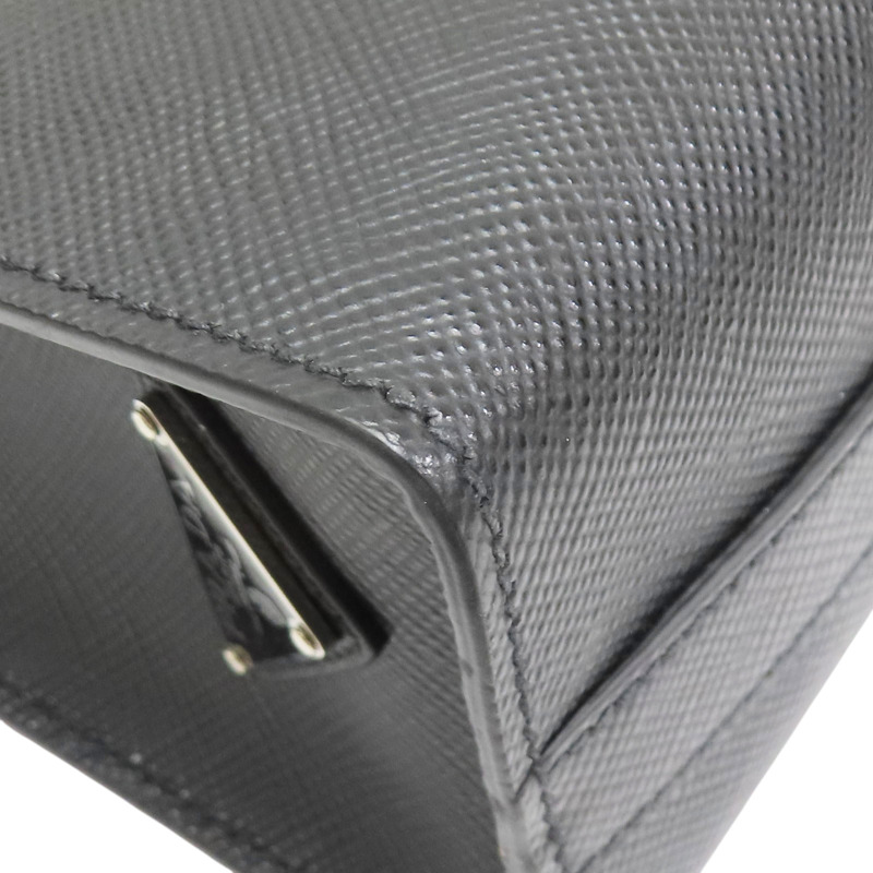 黑色 Saffiano牛皮 Triangle 兩用包 2VG084【PRADA 普拉達】 2VG084-10