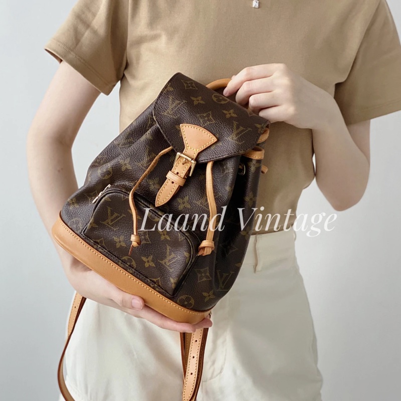 🌷Louis Vuitton 後背包小號 ｜經典花紋✦fufu style 精品✦ 氣質款｜-1